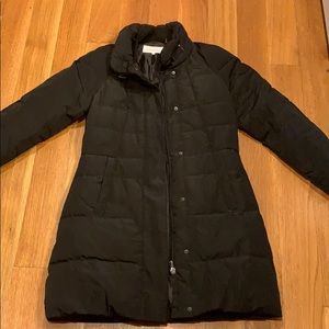 Calvin Klein Puffer Long Coat Size Small